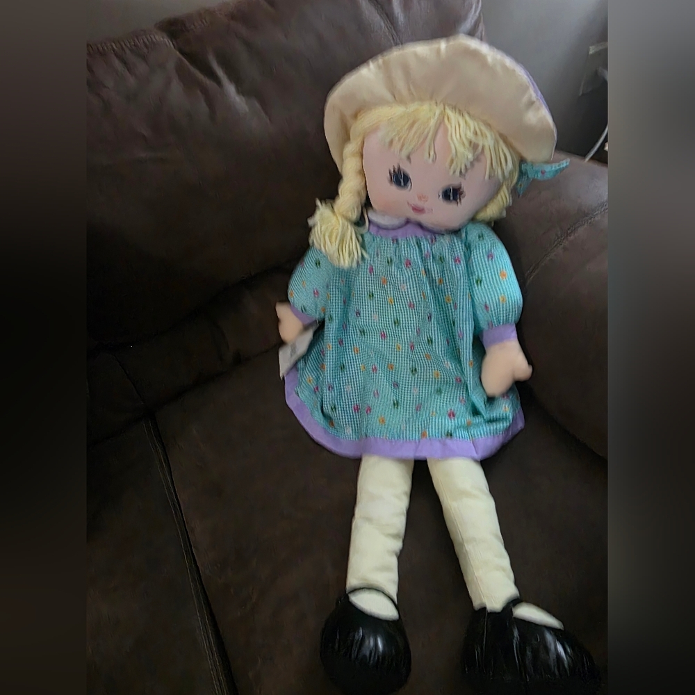 Vintage Sweetie Mine 36" Blonde Stuffed Doll